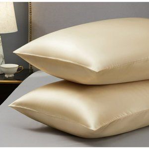 Gold Satin Pillowcases